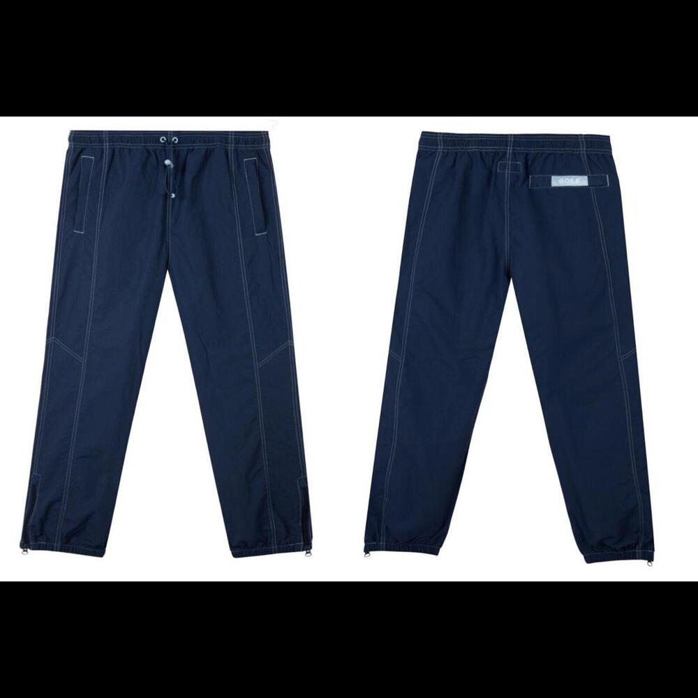 Golf Wang Mens Blue Jogger Track Pants Windbreaker Logo Tyler the Creator Medium